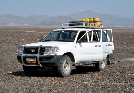 Ethiopia with driver land cruiser 4x4